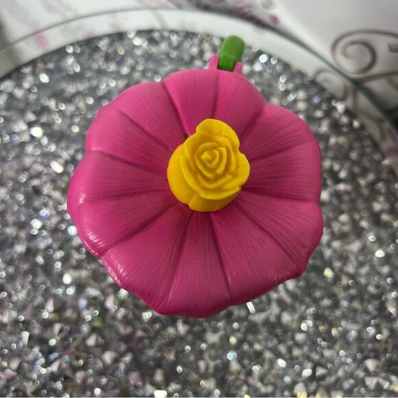 Tinker Bell cup flip top Peter Pan movie Purple and Green Decorative Figurine - Picture 4 of 9